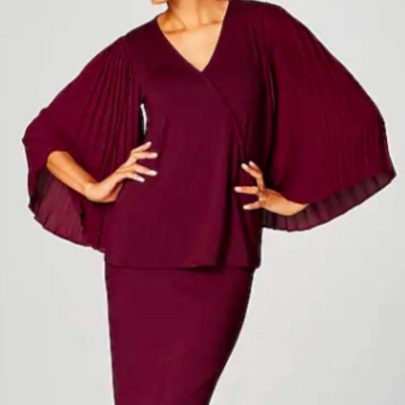 J.Jill Wearever Pleated-Sleeve Top Black L - Picture 2 of 10